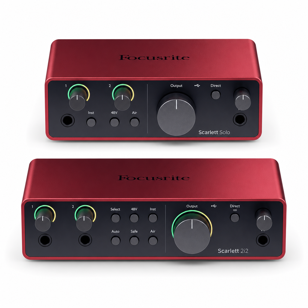 Focusrite Scarlett Solo (4세대) / Scarlett 2i2 (4세대)