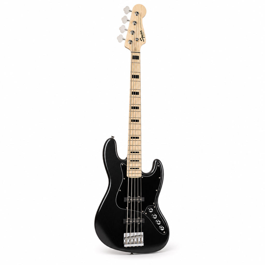 Squier Affinity Jazz Bass V Active 5현 (Black Metallic)
