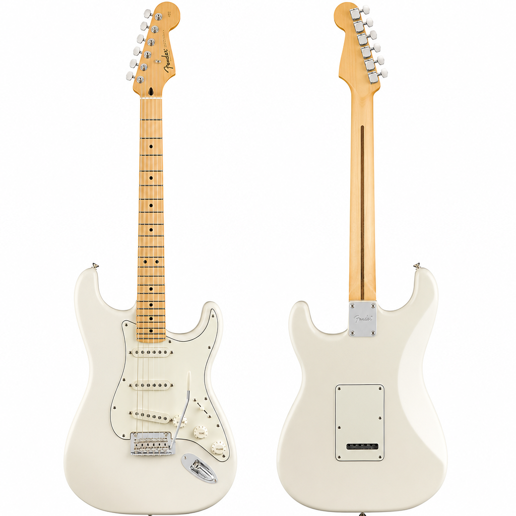 Fender Player Stratocaster SSS (Polar White / Maple)